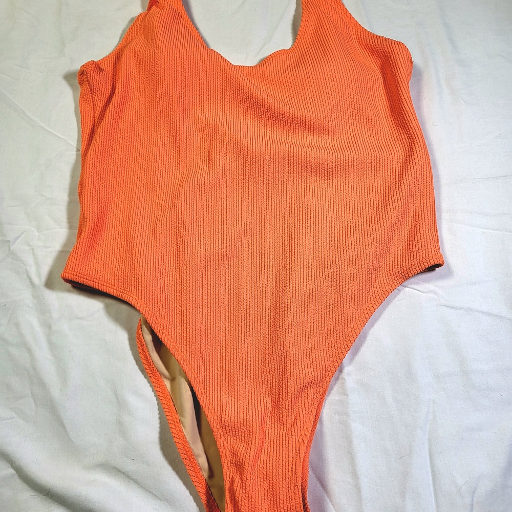 Cotton On Body Orange One Piece Swimsuit Nwt Womens Size XL